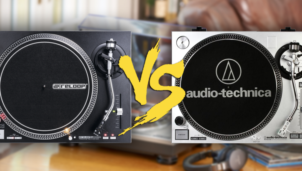 Reloop RP 4000 Mk2 vs Audio Technica AT LP 120USB Blog DjSuperStore